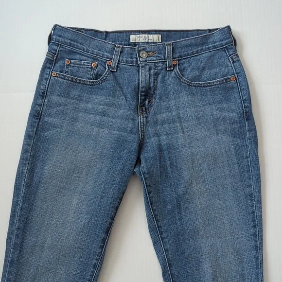 Levi's 515 Boot Cut Jeans 4M Blue Pockets - Picture 7 of 16